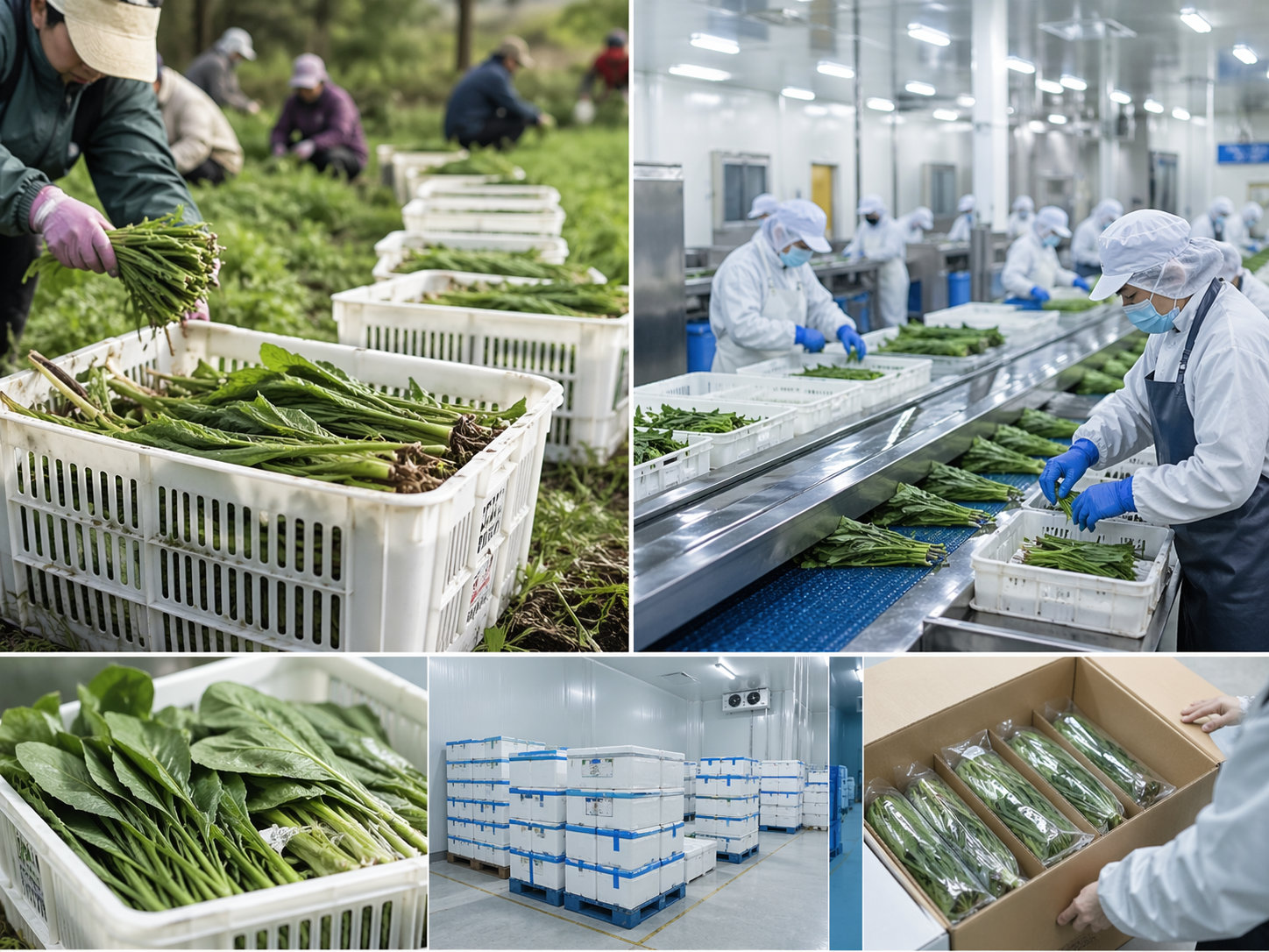 山野菜标准化分级加工与冷链体系