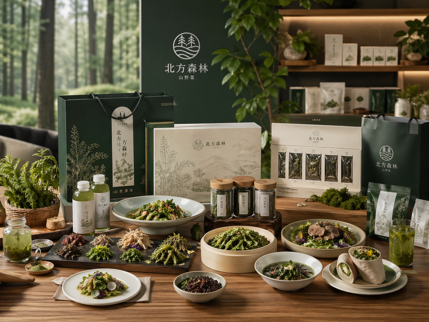 鸡东县山野菜品牌矩阵与产品表达