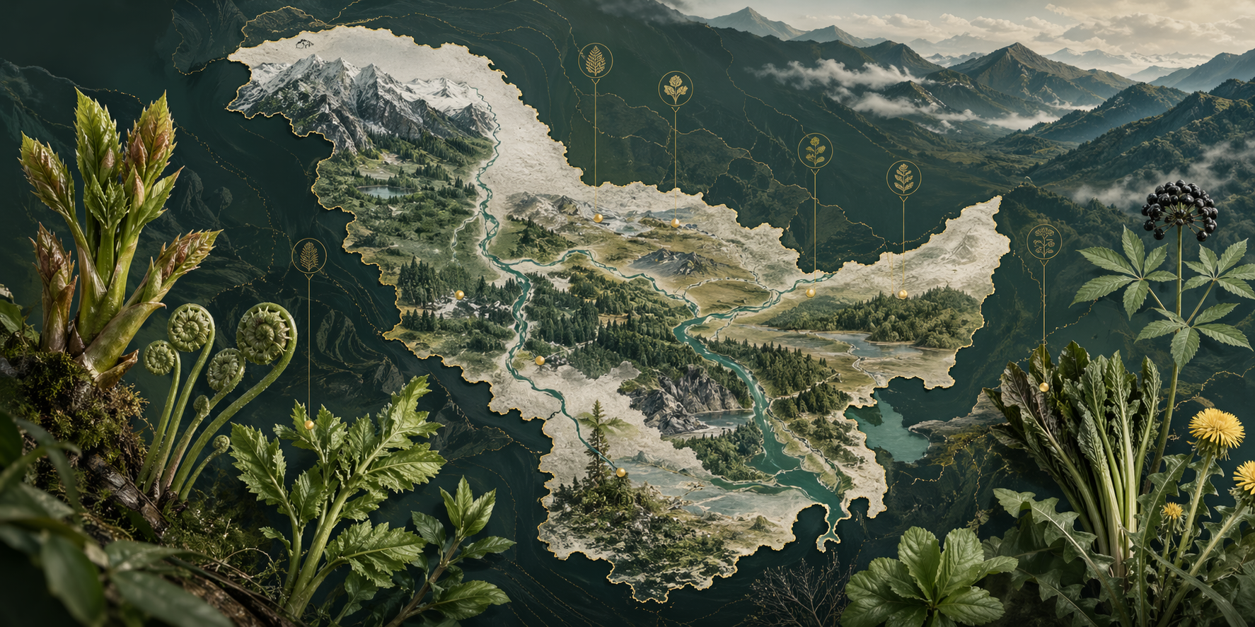黑龙江的山野菜地图：八大产区风味图谱